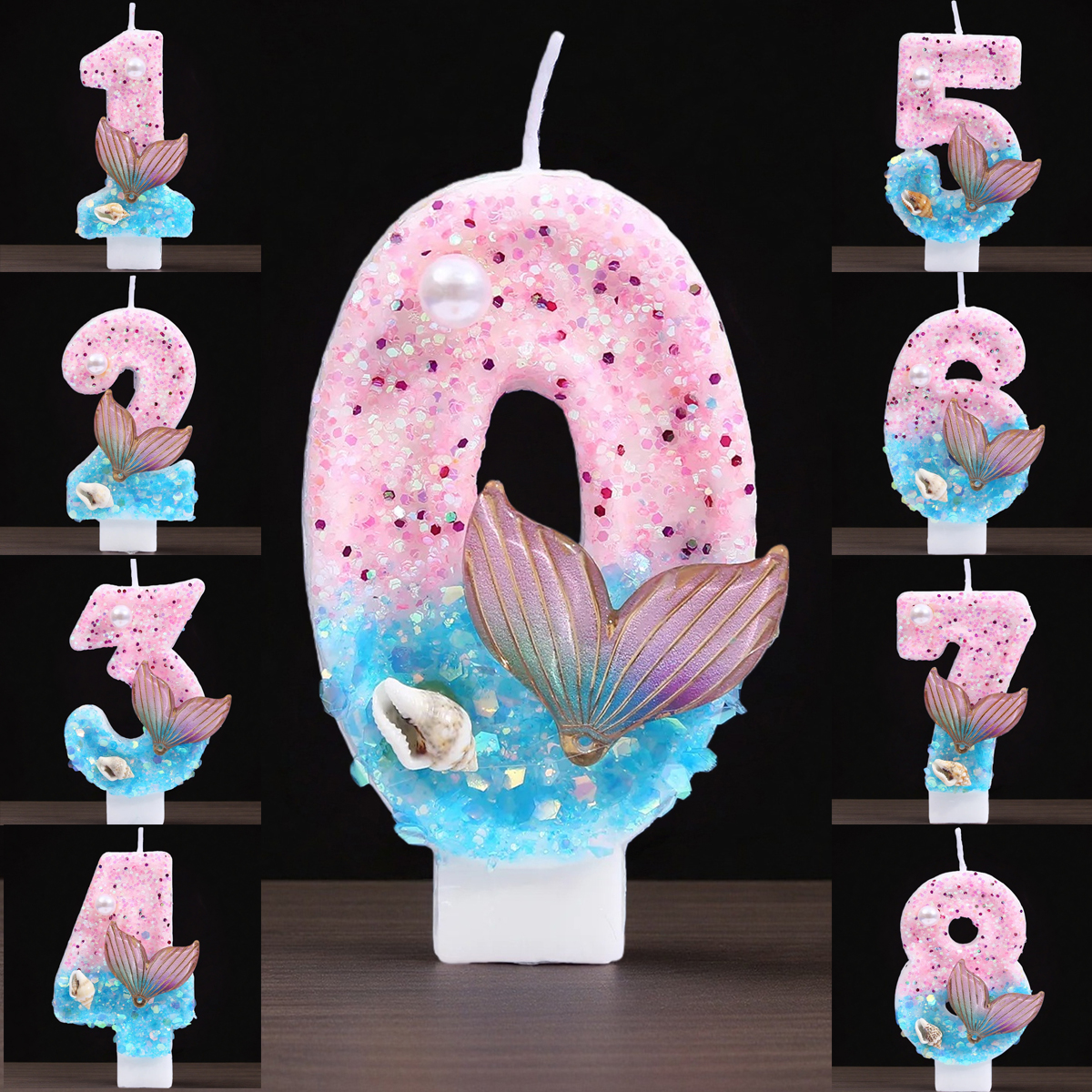 Candle Supplies Usa - Gradient Blue Shell Pearl Creative Digital