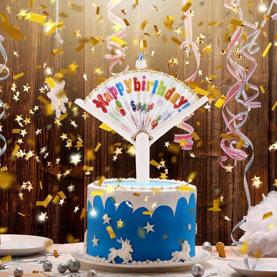 Candle Surprise - Reusable Novelty Fan Birthday Candle Surprise