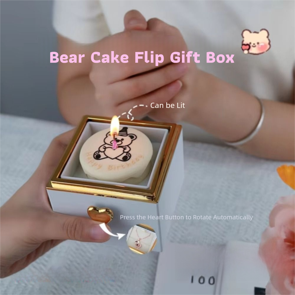 Automatic Flip Bear Flip Ring  - Candle Surprise 评论和价格