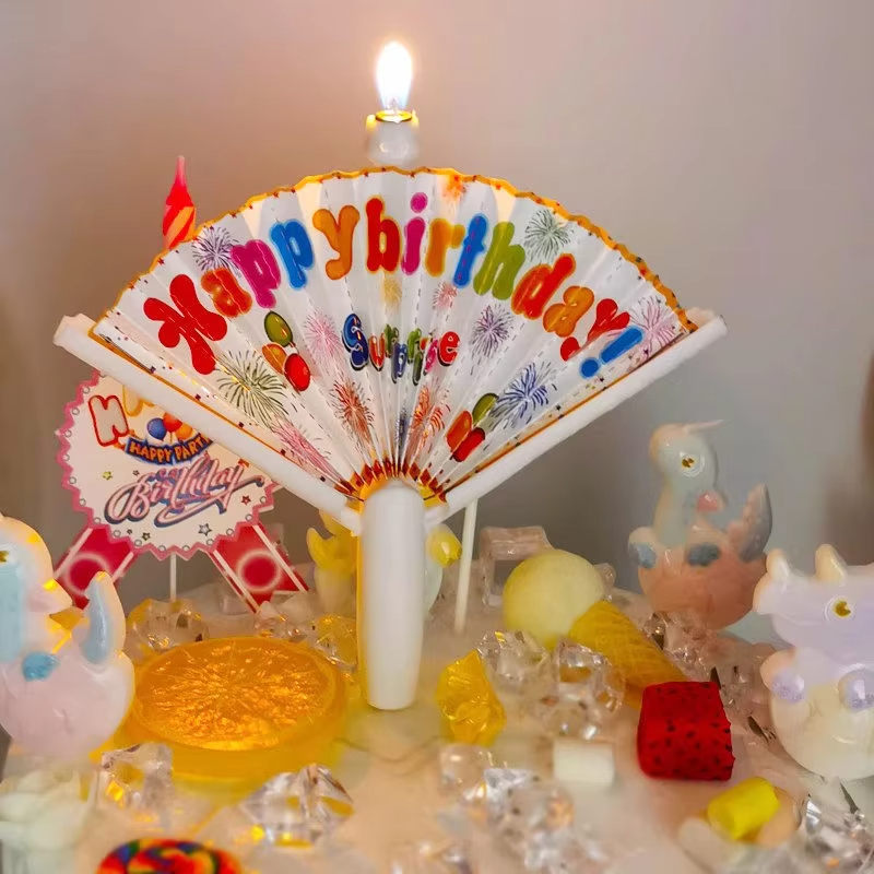 Reusable Novelty Fan Birthday  - Candle Surprise 评论和价格