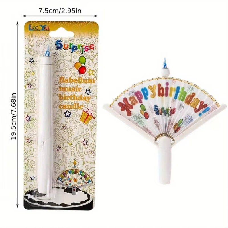 Reusable Novelty Fan Birthday  - Candle Surprise 评论和价格
