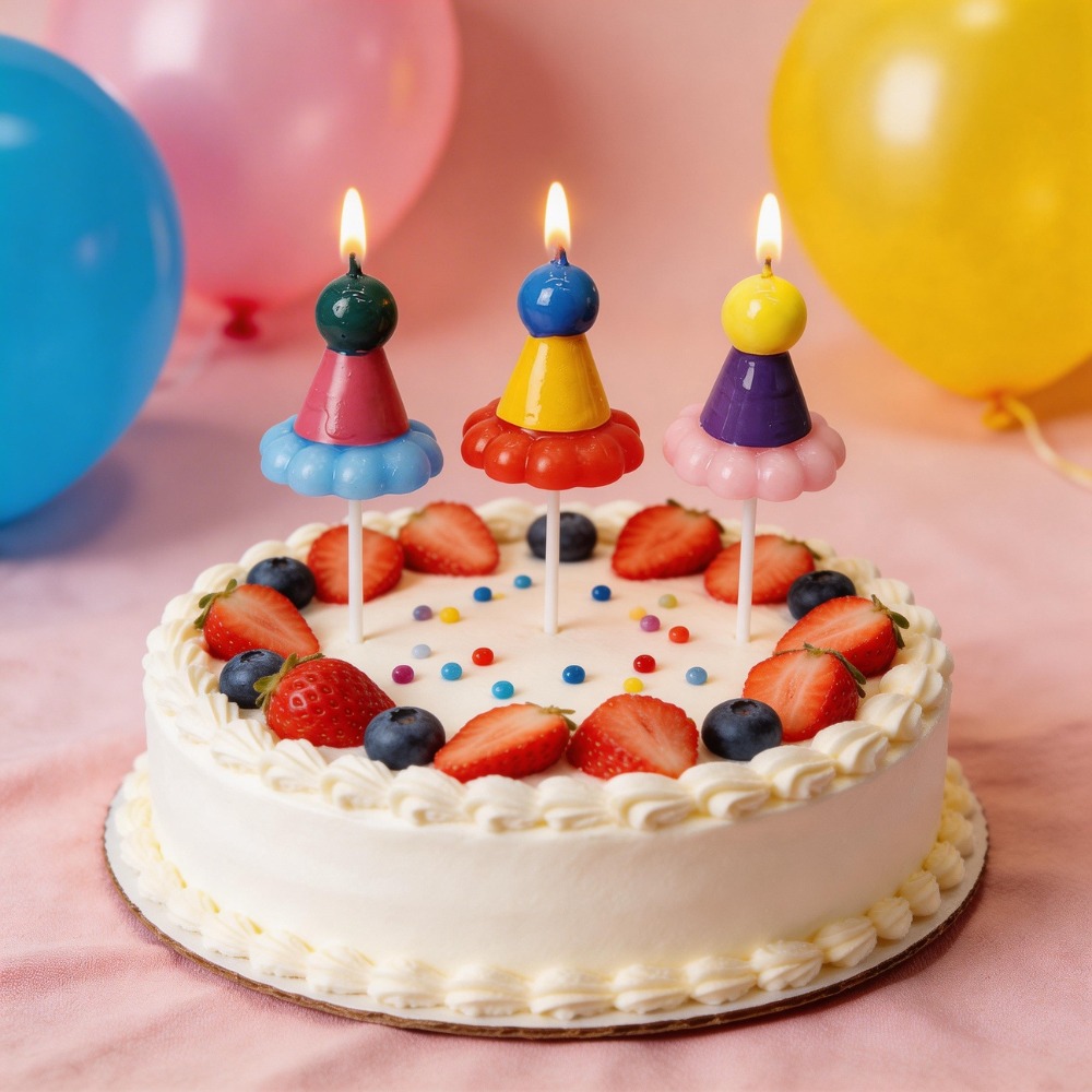 3PCS Party Hat Birthday Candle - Candle Supplies Usa 评论和价格