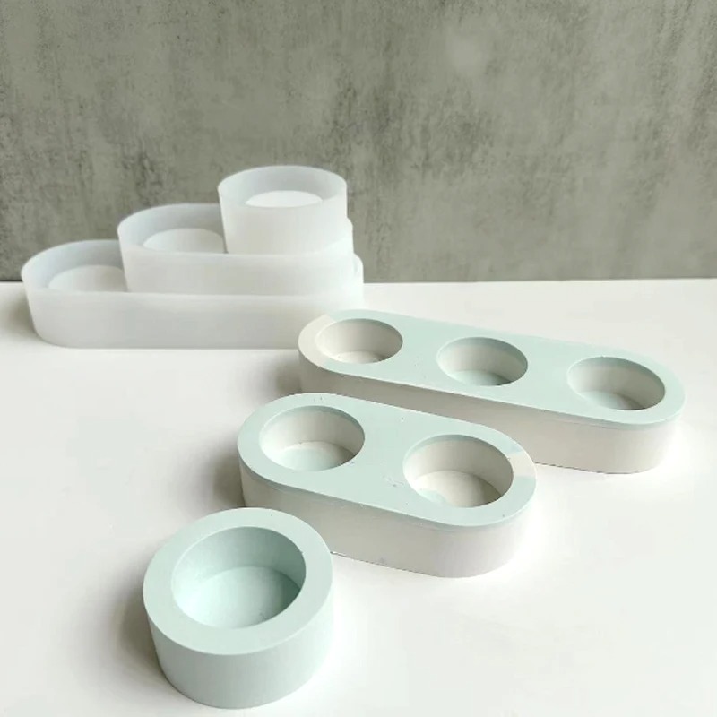 Concrete Candlestick Silicone  - Candle Quotes 评论和价格