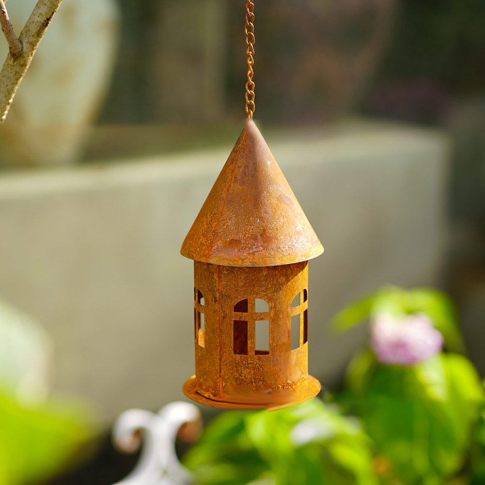 1pc Rustic Metal Castle Candle - Candle Quotes 评论和价格