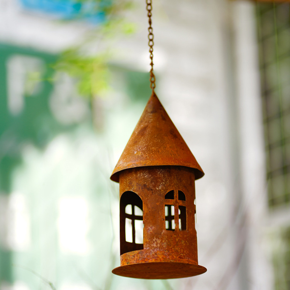 1pc Rustic Metal Castle Candle - Candle Quotes 评论和价格