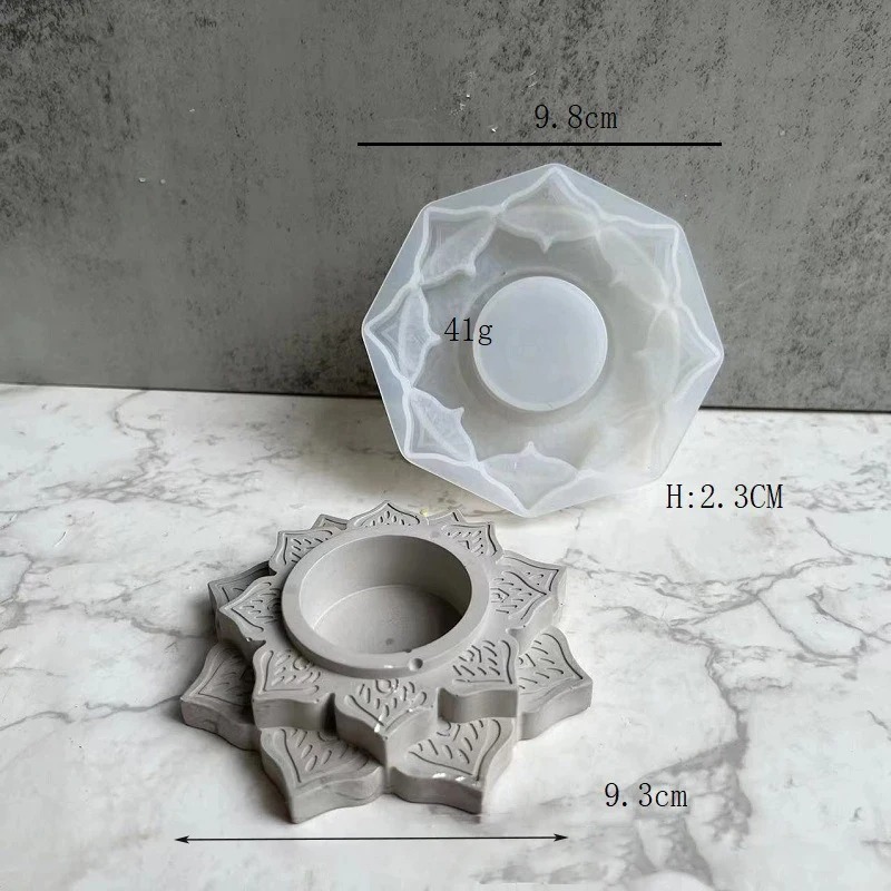 Concrete Candle Jar Silicone M - Candle Quotes 评论和价格