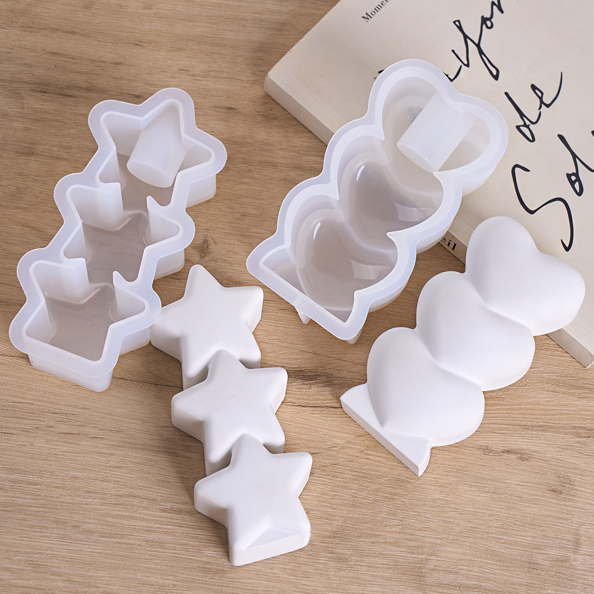 Three Connected Star Heart Can - Candle Quotes 评论和价格