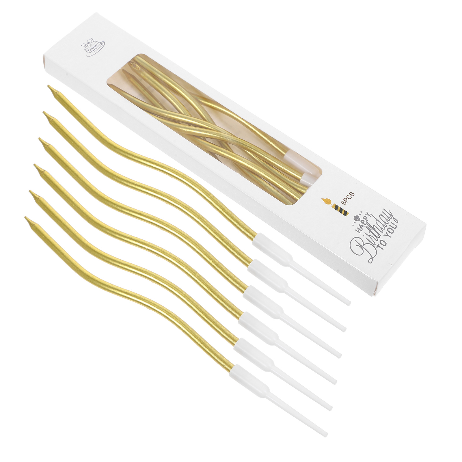 72Pcs Spiral Birthday Candles  - Candle Supplies In Bulk 评论和价格
