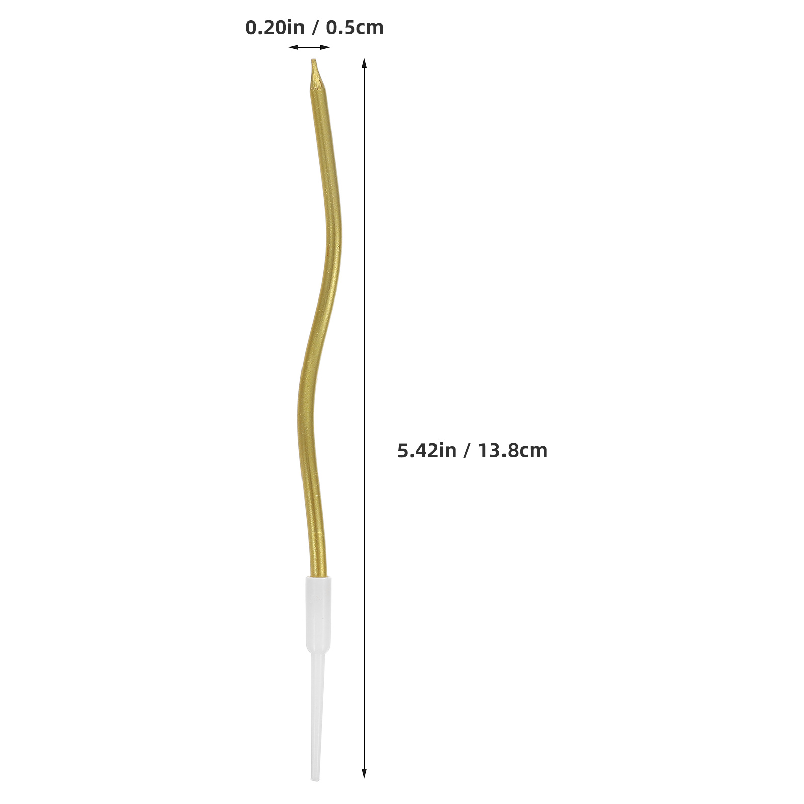 72Pcs Spiral Birthday Candles  - Candle Supplies In Bulk 评论和价格