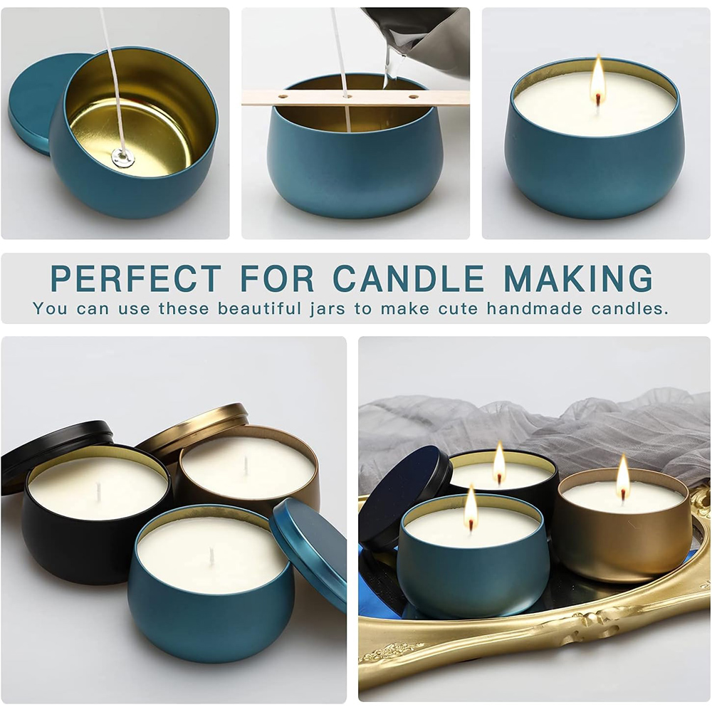4oz 8oz Candle Containers with - Candle Supplies In Bulk 评论和价格