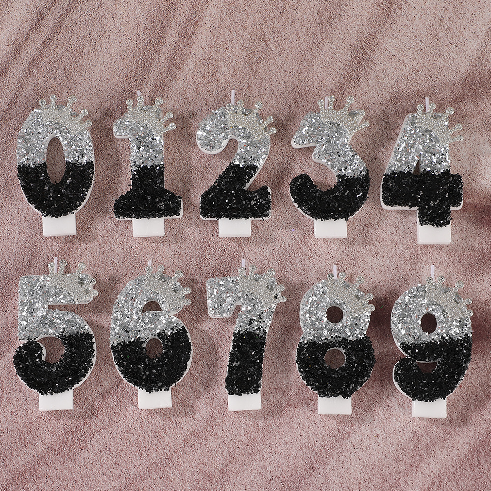 Black Silver Gradient Crown Ha - Candle Supplies Usa 评论和价格