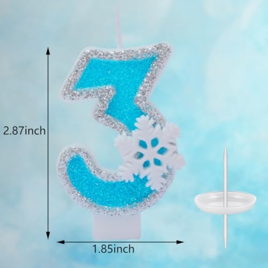 Blue Frozen Birthday Party Dec - Candle Supplies Usa 评论和价格