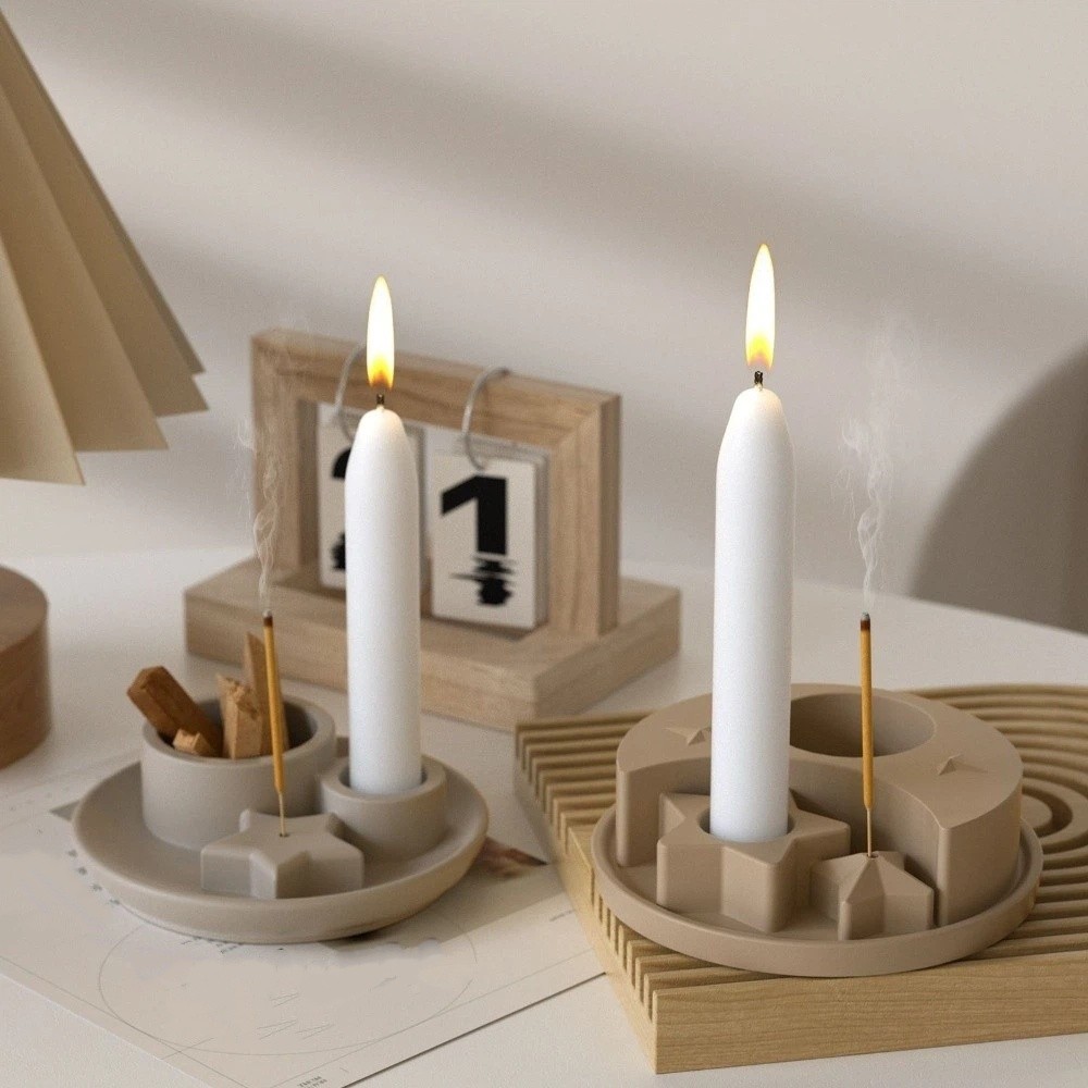 Handmade Moon Candlestick Sili - Candle Quotes 评论和价格