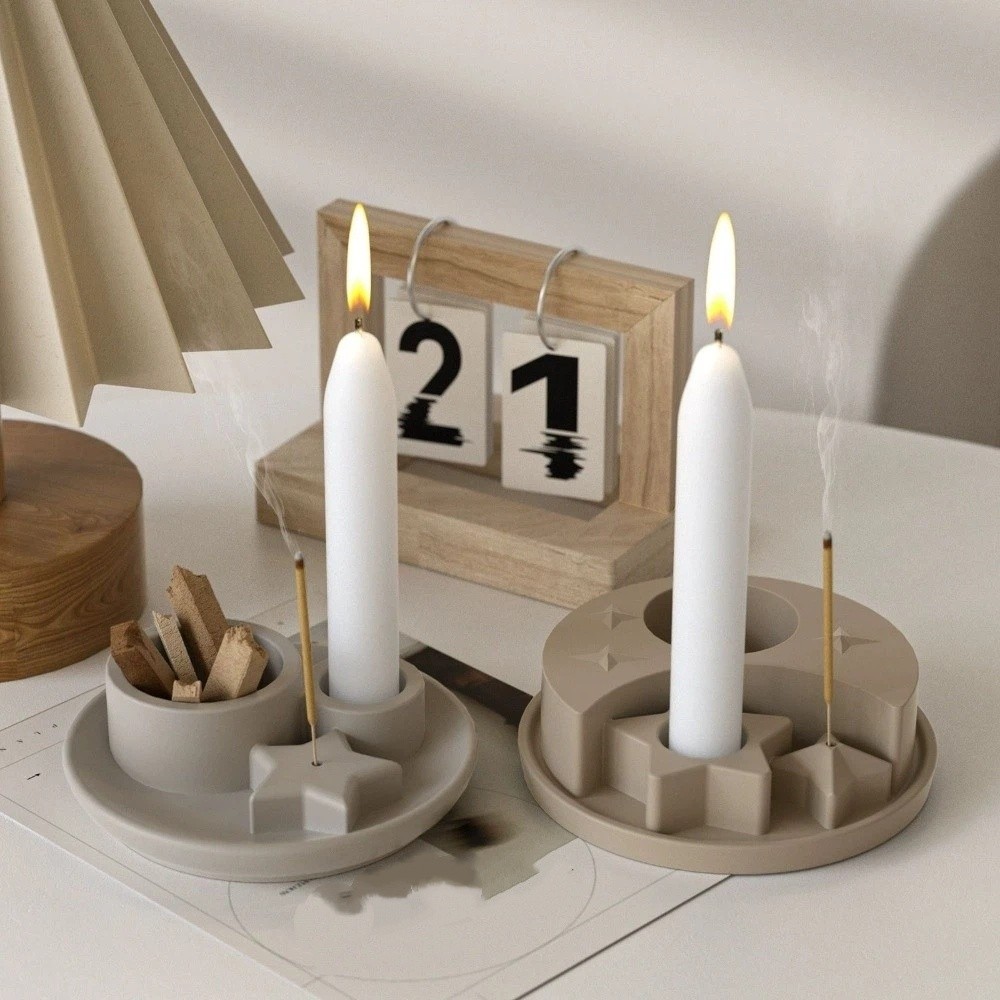 Handmade Moon Candlestick Sili - Candle Quotes 评论和价格